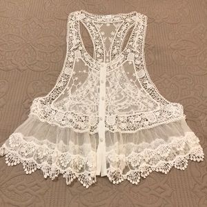 NWOT Venus Lace Vest